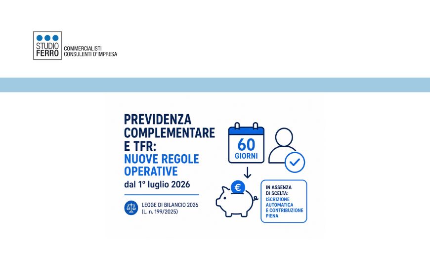 previdenza complementare TFR 2026